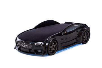 Кровать-машина объемная NEO "Мерседес" чёрный