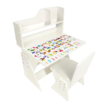 Детская растущая парта и стул Я САМ "Первое место" (Белый)