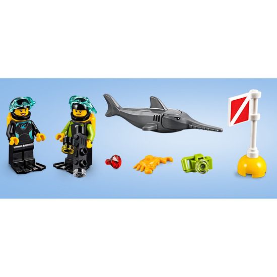 Конструктор LEGO City Great Vehicles Яхта для дайвинга 60221
