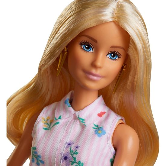 Кукла Barbie Игра с модой Платье-рубашка с цветочным принтом FXL52