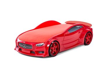 Кровать-машина объемная NEO "Тесла" красный