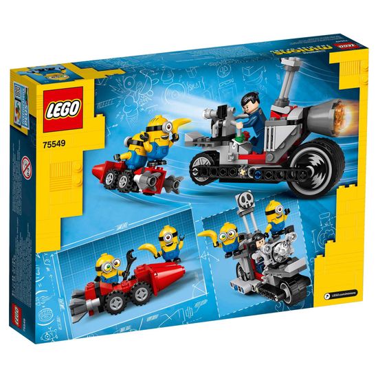 LEGO MINIONS 75549 Конструктор ЛЕГО Миньоны Невероятная погоня на мотоцикле