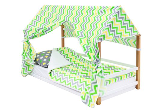 Кровать-домик Монтессори «Svogen» дерево-белый