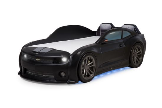 Кровать-машинка объемная EVO "Camaro" чёрный