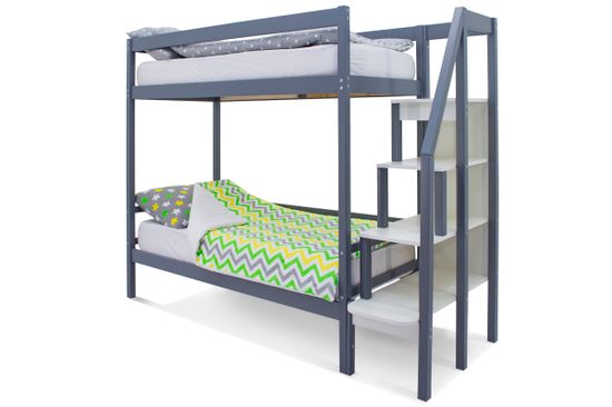 Двухъярусная кровать «Svogen» графит