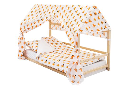 Кровать-домик Монтессори «Svogen» натура