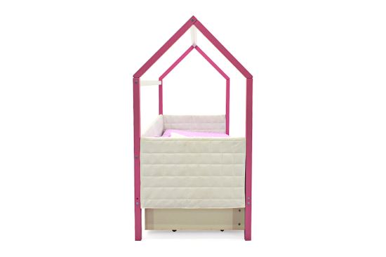 Кровать-домик «Svogen лаванда-белый»