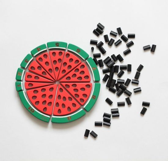 Пазл Арбуз счет до 10