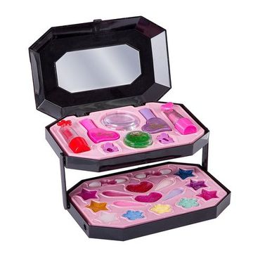 Набор детской декоривной косметики Bondibon Eva Moda, косметичка, 2х-уровневая