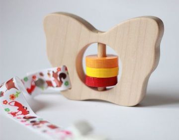 Прорезыватель погремушка Бабочка