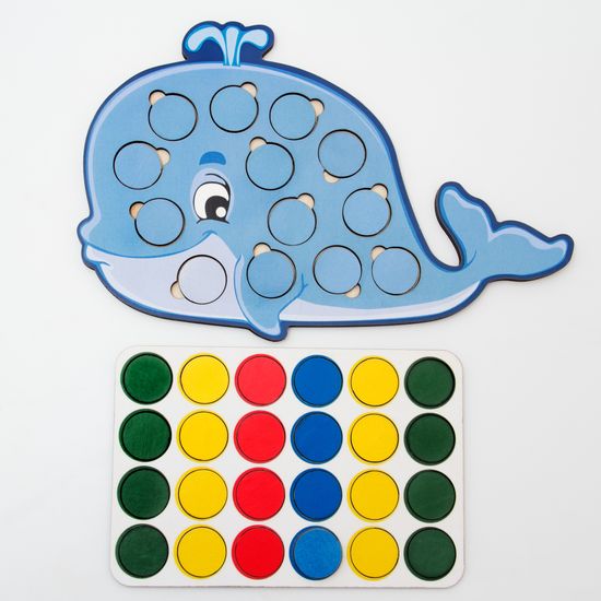 Дидактическая игра «Весёлые кружочки – Кит»
