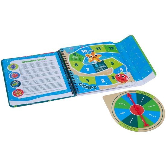 Компактная развивающая игра под ёлку "Новогодняя игра-бродилка"