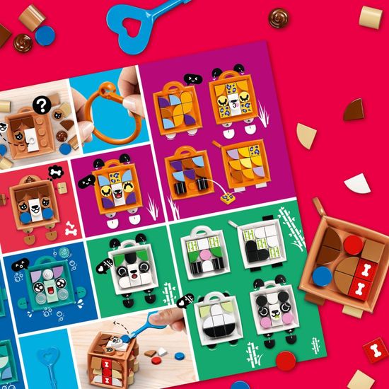 LEGO DOTs 41927 ЛЕГО Дотс Брелок «Щенок»