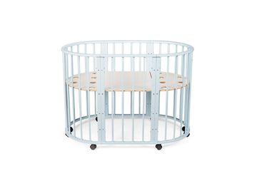 Кроватка для новорожденных трансформер Sleepy 8 в 1 без маятника Голубой