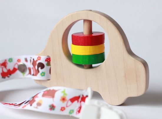 Прорезыватель погремушка Машинка