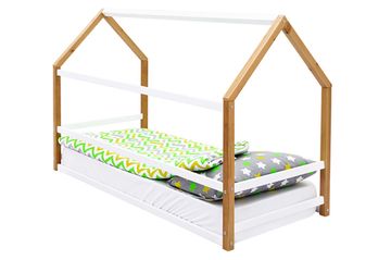 Кровать-домик Монтессори «Svogen» дерево-белый