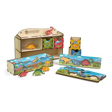 Комодик с принтом «Мир динозавров» большой