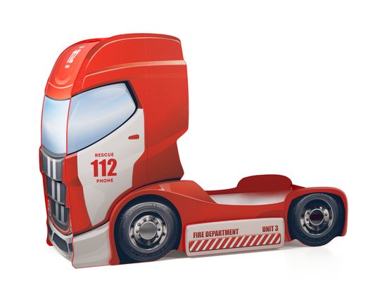 Двухэтажная детская кровать машина FireTruck