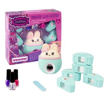 Набор маникюрный «ПРИНТЕР ДЛЯ НОГТЕЙ» 5 штампов Eva Moda Bondibon