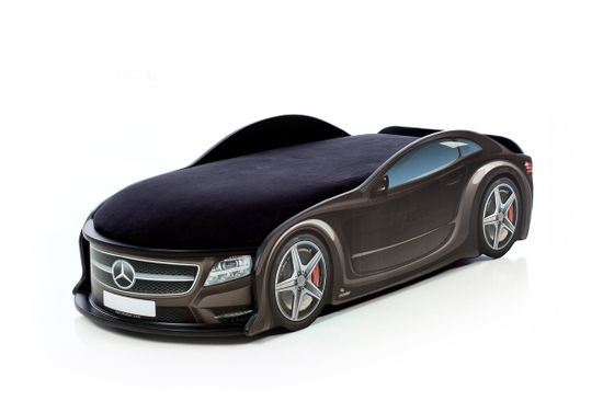 Кровать-машина UNO "Мерседес-М" чёрная