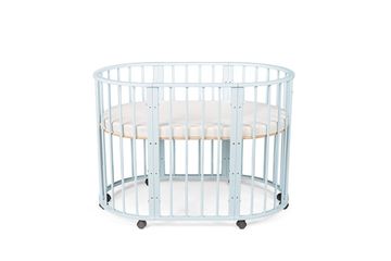 Кроватка для новорожденных трансформер Sleepy 8 в 1 с маятником Голубой