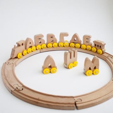 Паровоз Алфавит Bukovki неокрашенный