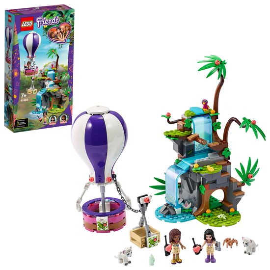 Конструктор LEGO Friends 41423 джунгли спасение тигра на воздушном шаре