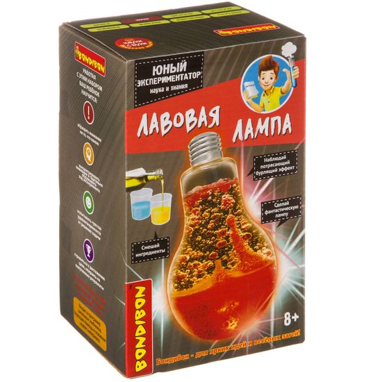 Набор для опытов Bondibon "Лавовая лампа"