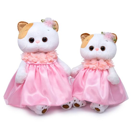 Ли-ли в платье с объемными цветами 24 см