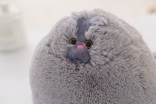 Мягкая игрушка Персидский кот 50 см, серый