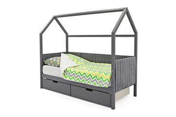 Кровать-домик мягкий «Svogen графит»