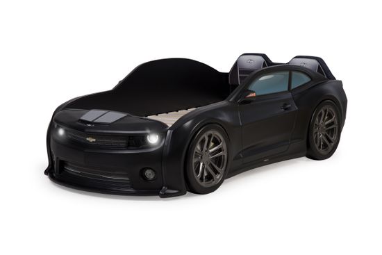 Кровать-машинка объемная EVO "Camaro" чёрный