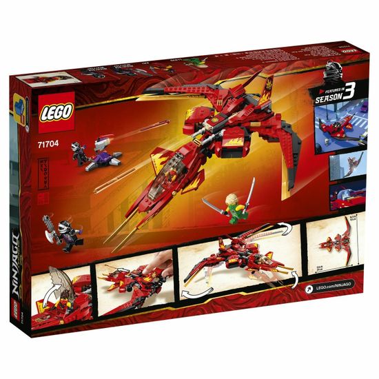 Конструктор LEGO Ninjago Истребитель Кая 71704