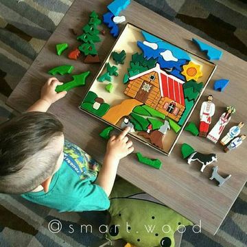 Игровое панно Терем в лесу