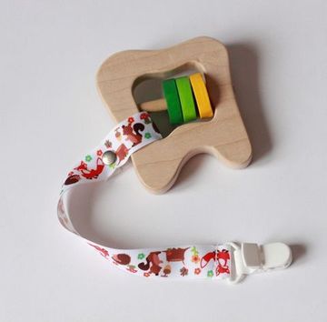 Прорезыватель погремушка Зубик