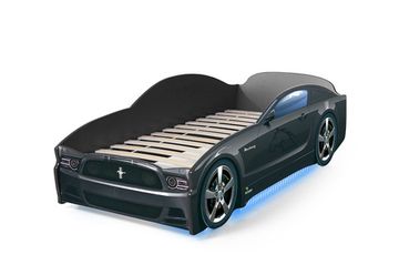 Кровать-машина "Мустанг" чёрный