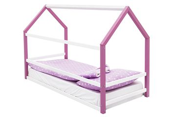 Кровать-домик Монтессори «Svogen» лаванда-белый