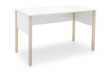 Стол письменный Svogen бежево-белый