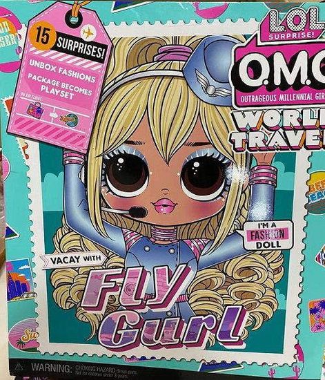 MGA Entertainment Кукла LOL Surprise O.M.G. World Travel Fly Gurl
