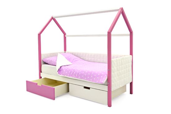 Кровать-домик «Svogen лаванда-белый»