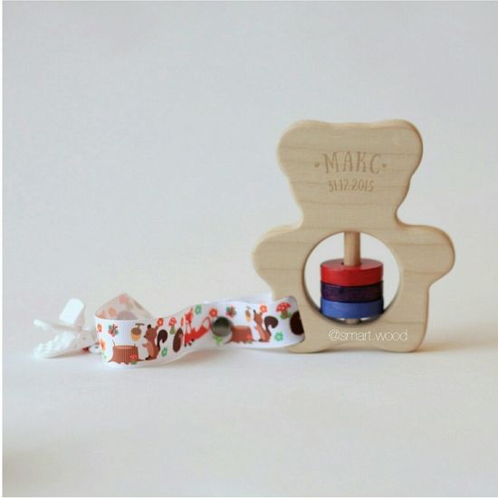 Прорезыватель погремушка Мишка