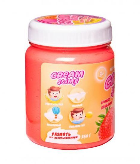 Cream Slime с ароматом клубники, 250 г