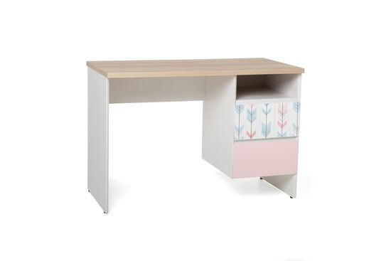 Стол LX 02 (розовый принт)