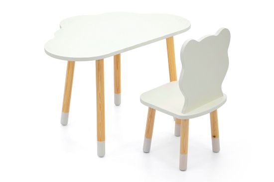 Cтул «Stumpa» мишка белый