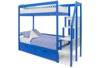Двухъярусная кровать «Svogen» синий