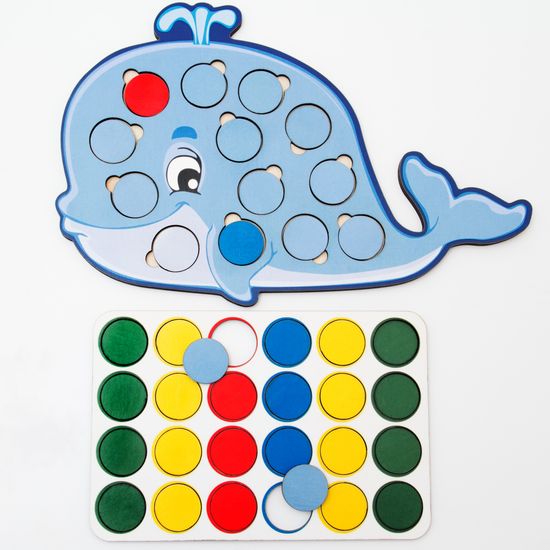 Дидактическая игра «Весёлые кружочки – Кит»