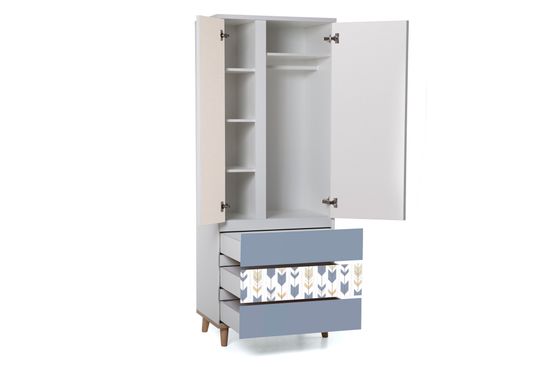 Шкаф LX 33 (лаванда-принт)