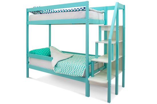 Двухъярусная кровать «Svogen» мятный