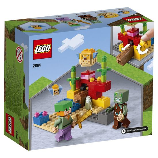 Конструктор LEGO Minecraft 21164 ЛЕГО Майнкрафт Коралловый риф