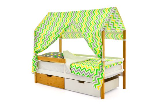 Кровать-домик «Svogen дерево-белый»